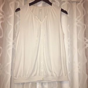 LOFT Button front tank top